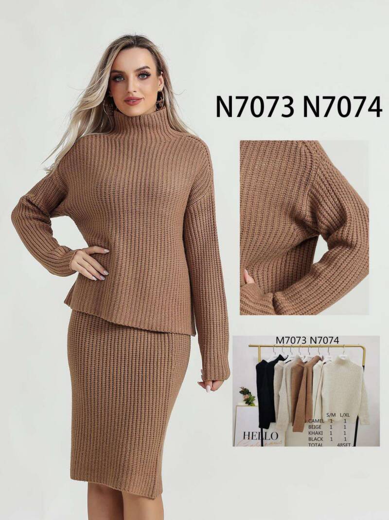 Komplet  damska (Francja produkt) Roz S/M-L/XL, Mix Kolor .Paczka 8 szt